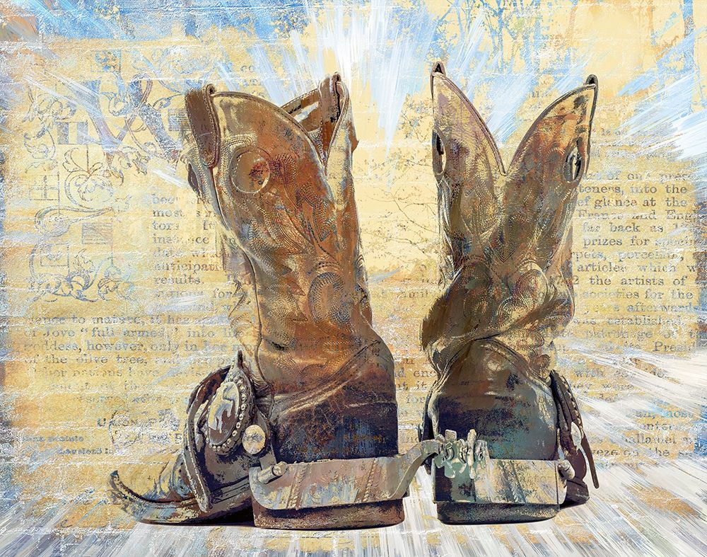 Boots and Spurs art print by Ronald Bolokofsky for $57.95 CAD