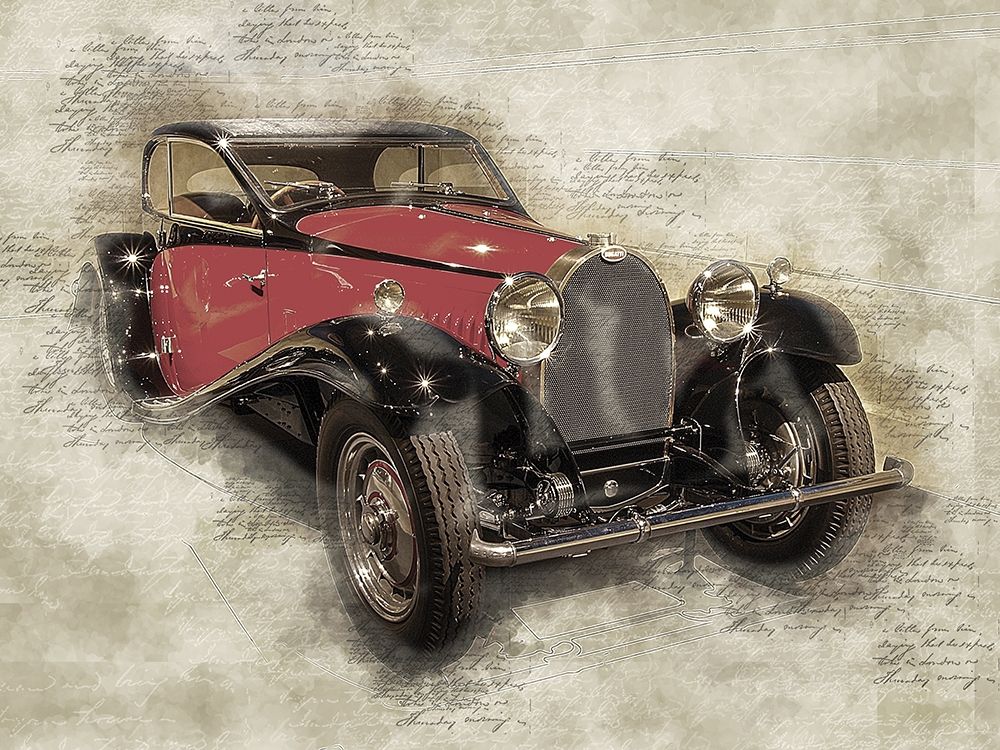 Bugatti II art print by Ronald Bolokofsky for $57.95 CAD