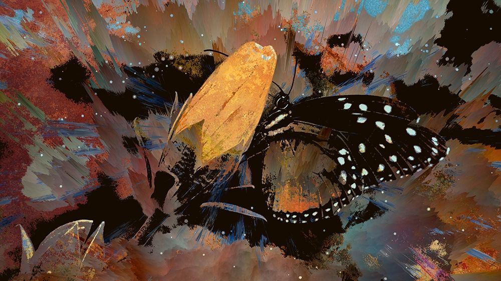 Butterfly On A Rosebud art print by Ronald Bolokofsky for $57.95 CAD