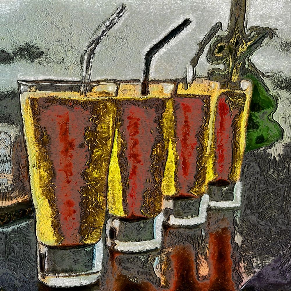 Cocktails II art print by Ronald Bolokofsky for $57.95 CAD