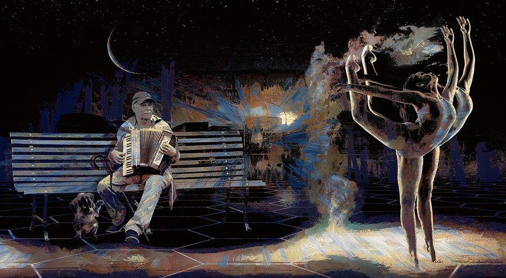 Dance To Your Own Music art print by Ronald Bolokofsky for $57.95 CAD
