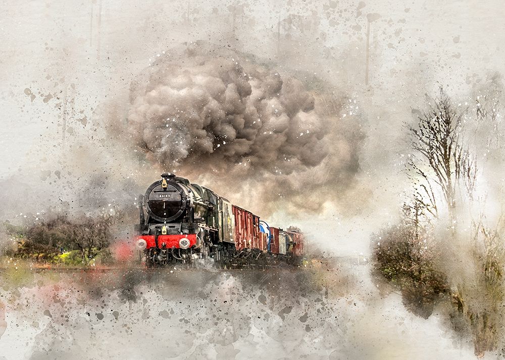 Last Train To Clarkesville II art print by Ronald Bolokofsky for $57.95 CAD