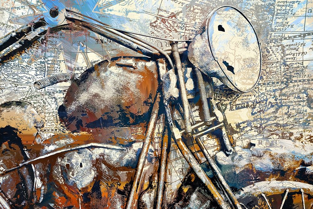 Rusty Old Bike art print by Ronald Bolokofsky for $57.95 CAD