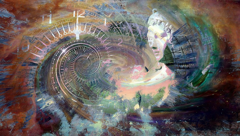 Spiraling Time art print by Ronald Bolokofsky for $57.95 CAD