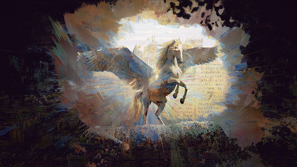 Unicorn art print by Ronald Bolokofsky for $57.95 CAD