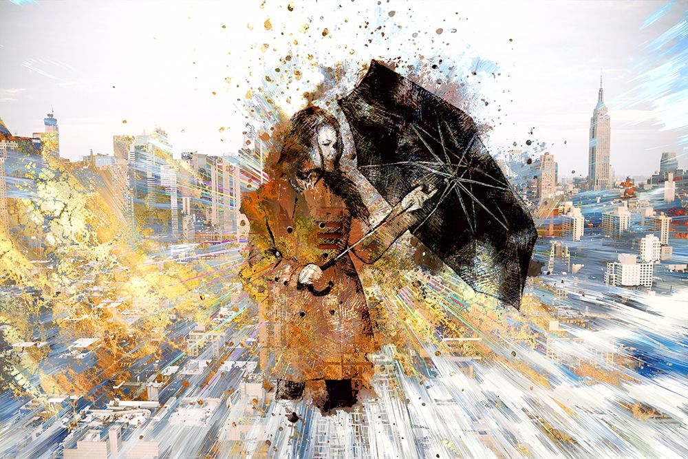 Black Umbrella art print by Ronald Bolokofsky for $57.95 CAD