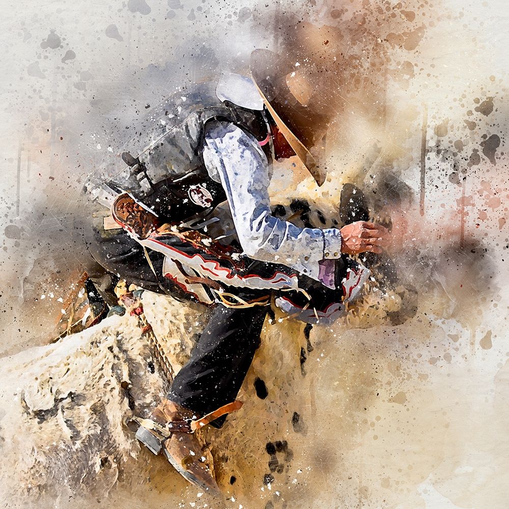 Bull Ride art print by Ronald Bolokofsky for $57.95 CAD