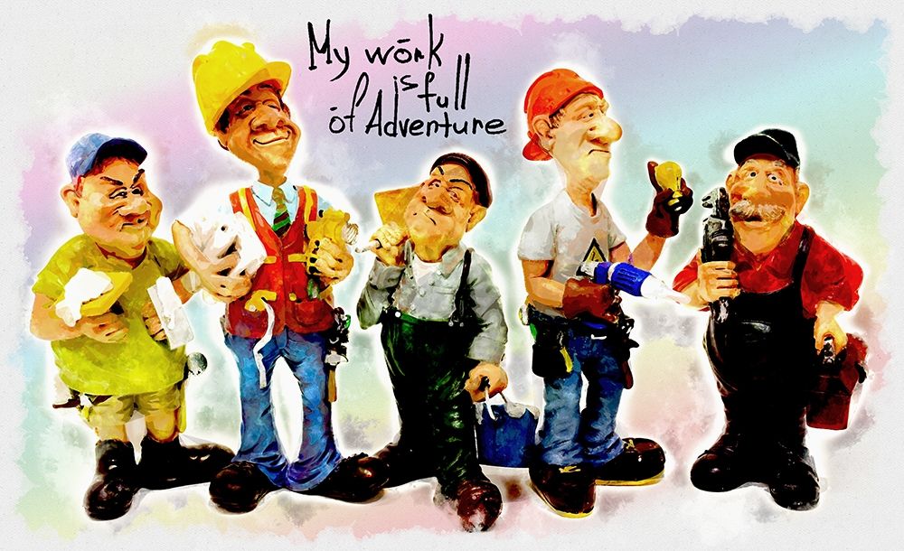 Craftsmen art print by Ronald Bolokofsky for $57.95 CAD
