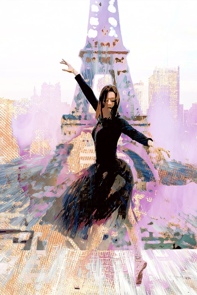 Eiffel Ballet I art print by Ronald Bolokofsky for $57.95 CAD