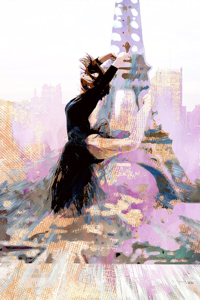Eiffel Ballet II art print by Ronald Bolokofsky for $57.95 CAD