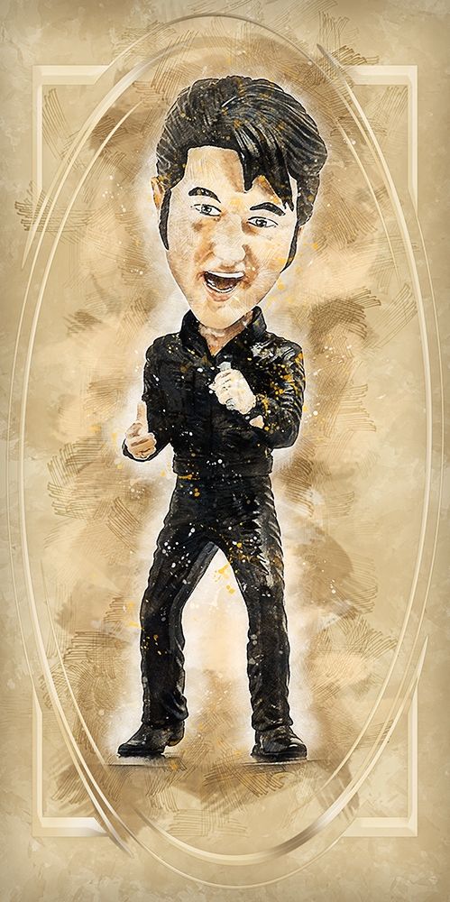 Elvis art print by Ronald Bolokofsky for $57.95 CAD