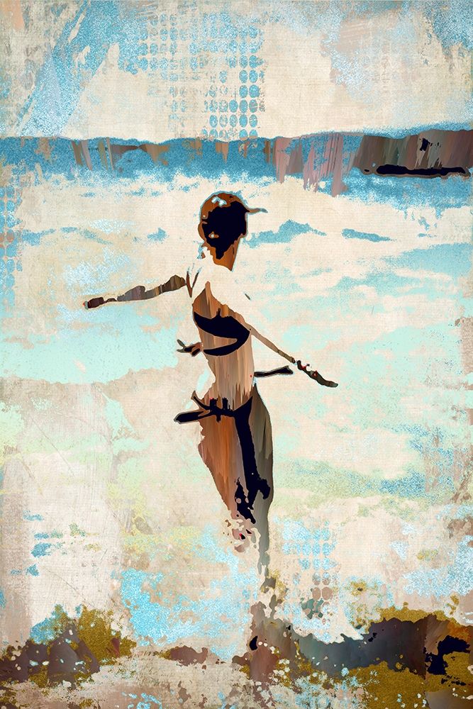 Escaping the Surf art print by Ronald Bolokofsky for $57.95 CAD
