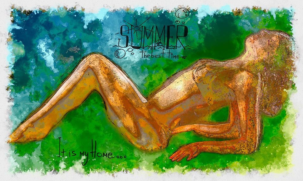 Summer Girl I art print by Ronald Bolokofsky for $57.95 CAD
