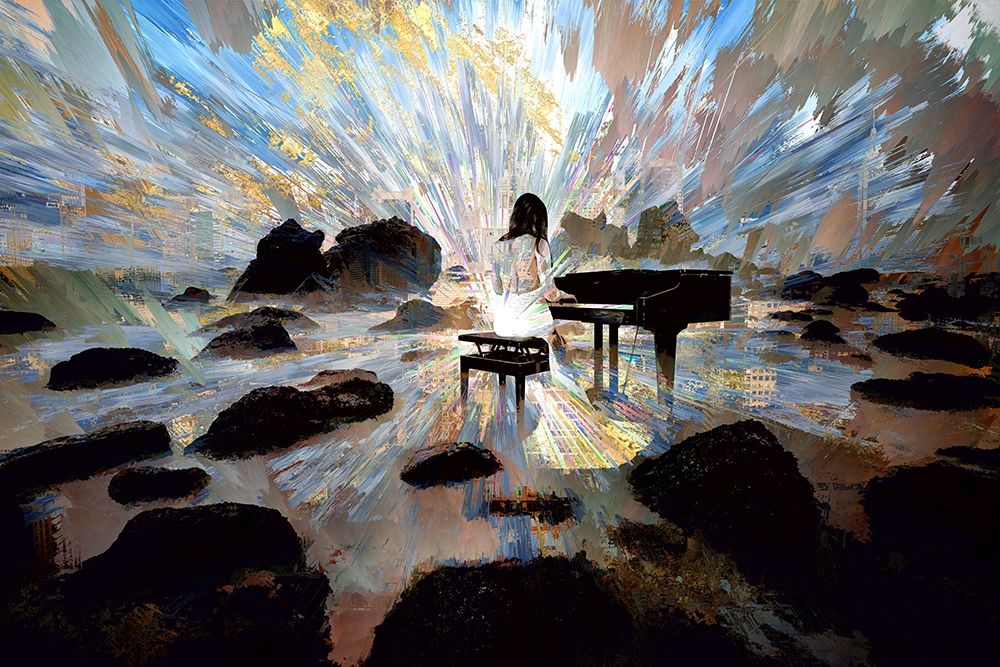 Rock Concert I art print by Ronald Bolokofsky for $57.95 CAD