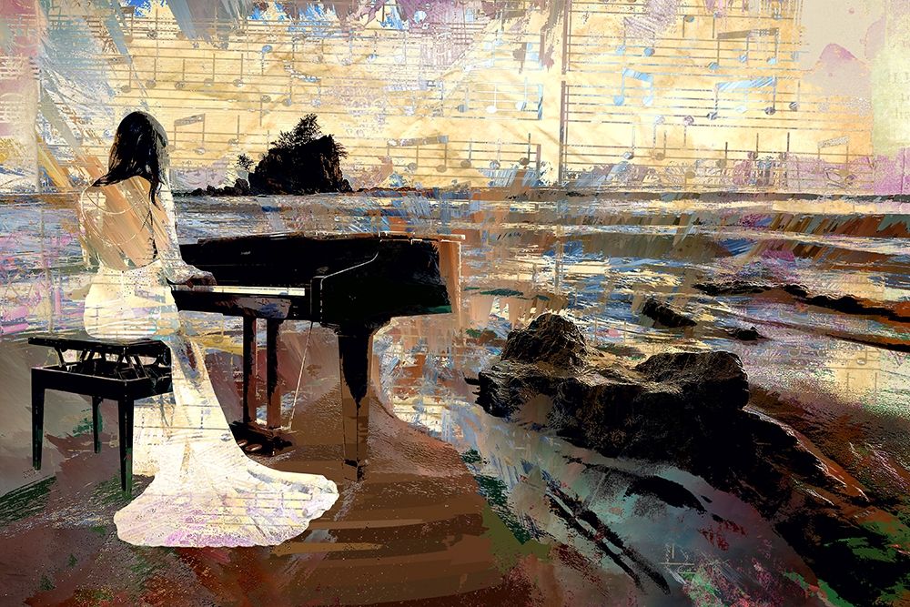 Rock Concert II art print by Ronald Bolokofsky for $57.95 CAD