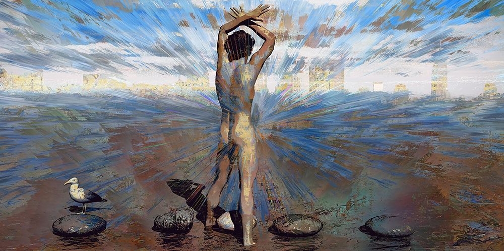 Stepping Stones art print by Ronald Bolokofsky for $57.95 CAD