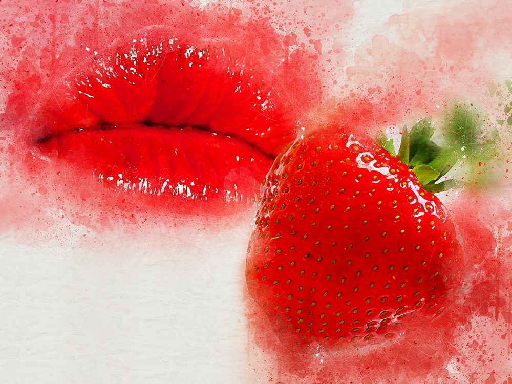 Strawberry Sensuality art print by Ronald Bolokofsky for $57.95 CAD