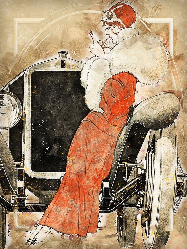 Vintage Couture art print by Ronald Bolokofsky for $57.95 CAD