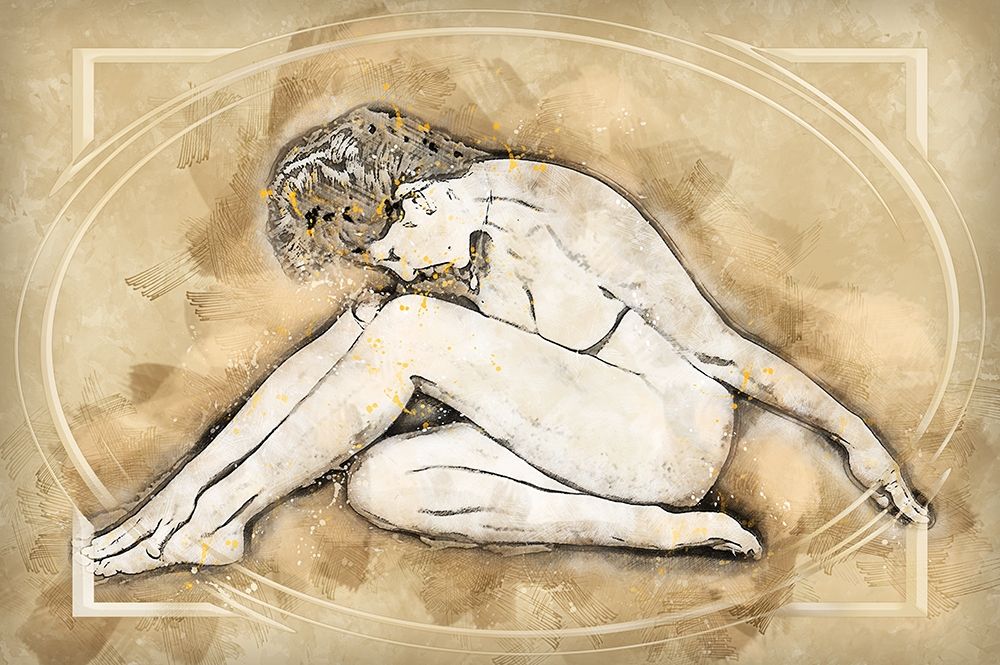 Vintage Naked Pose I art print by Ronald Bolokofsky for $57.95 CAD