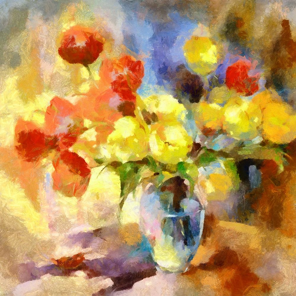 Colorful Bouquet I art print by Ronald Bolokofsky for $57.95 CAD