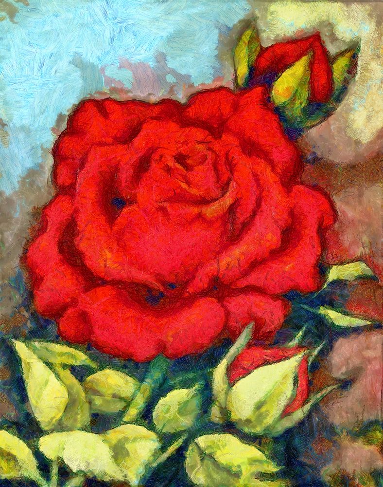 Red Roses I art print by Ronald Bolokofsky for $57.95 CAD