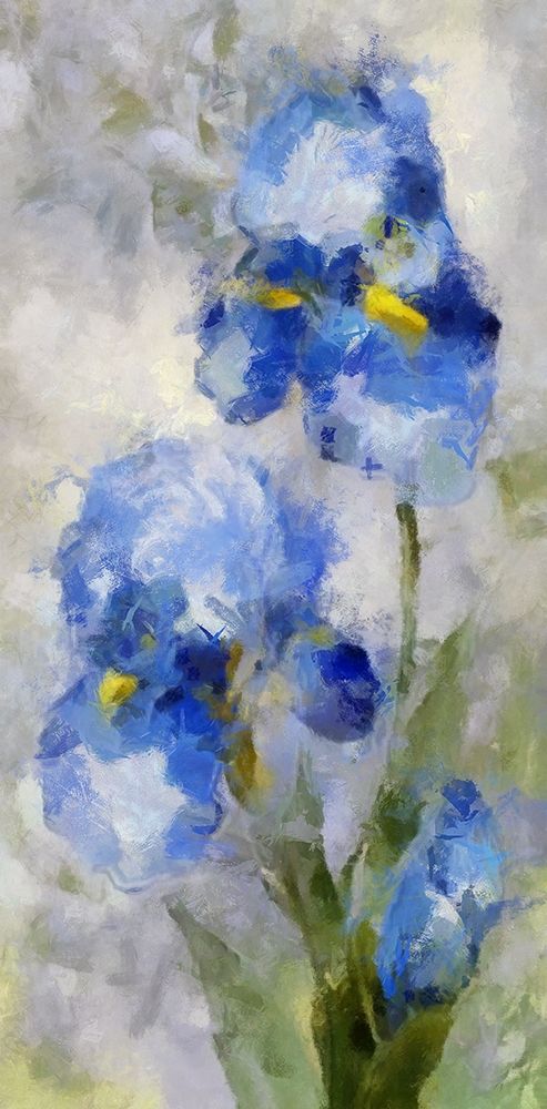 Blue Garden I art print by Ronald Bolokofsky for $57.95 CAD