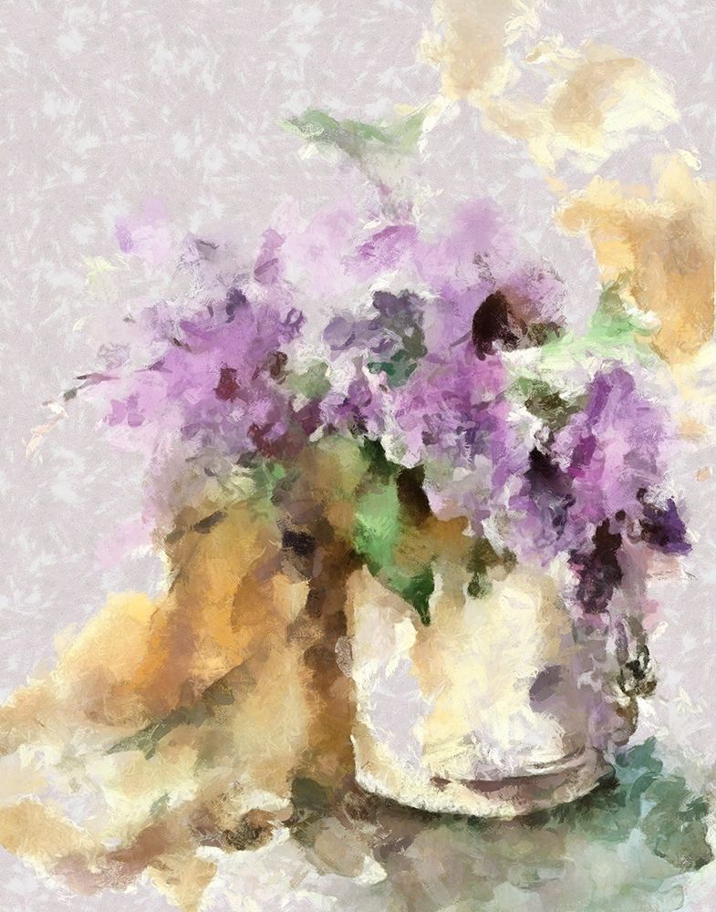 Violet Bouquet I art print by Ronald Bolokofsky for $57.95 CAD