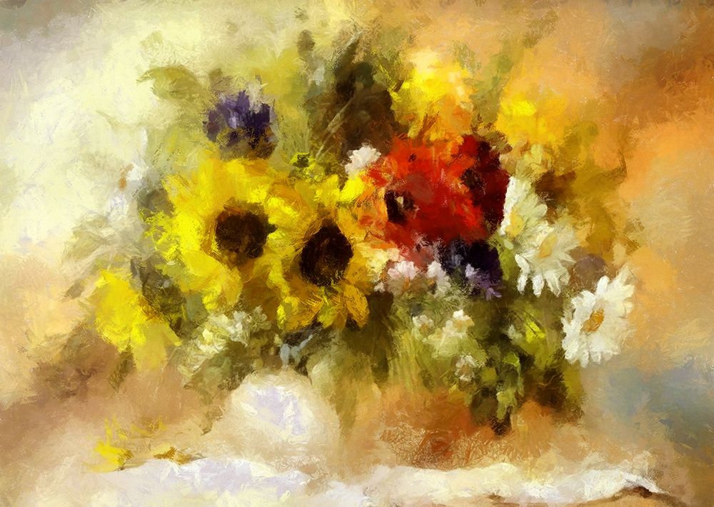 Summer Bouquet I art print by Ronald Bolokofsky for $57.95 CAD