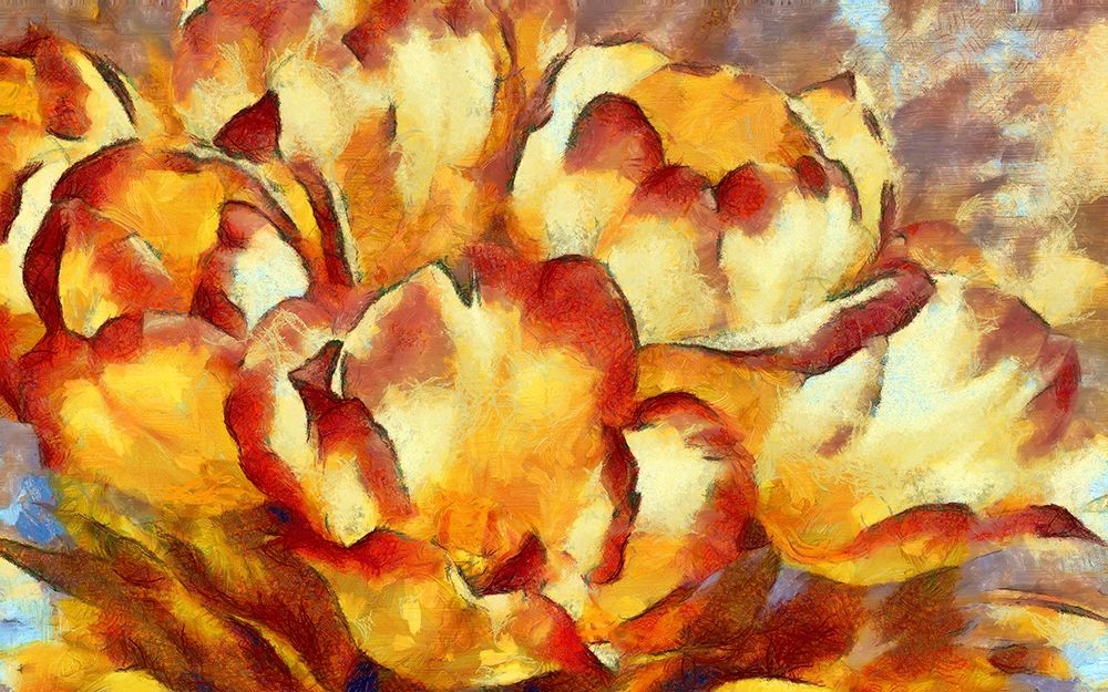 Fire Tulips I art print by Ronald Bolokofsky for $57.95 CAD