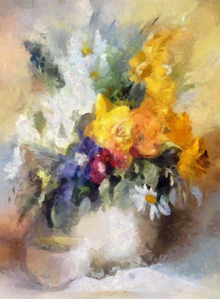 Soft Bouquet I art print by Ronald Bolokofsky for $57.95 CAD