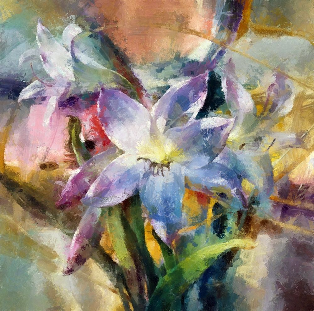 Clematis Garden art print by Ronald Bolokofsky for $57.95 CAD