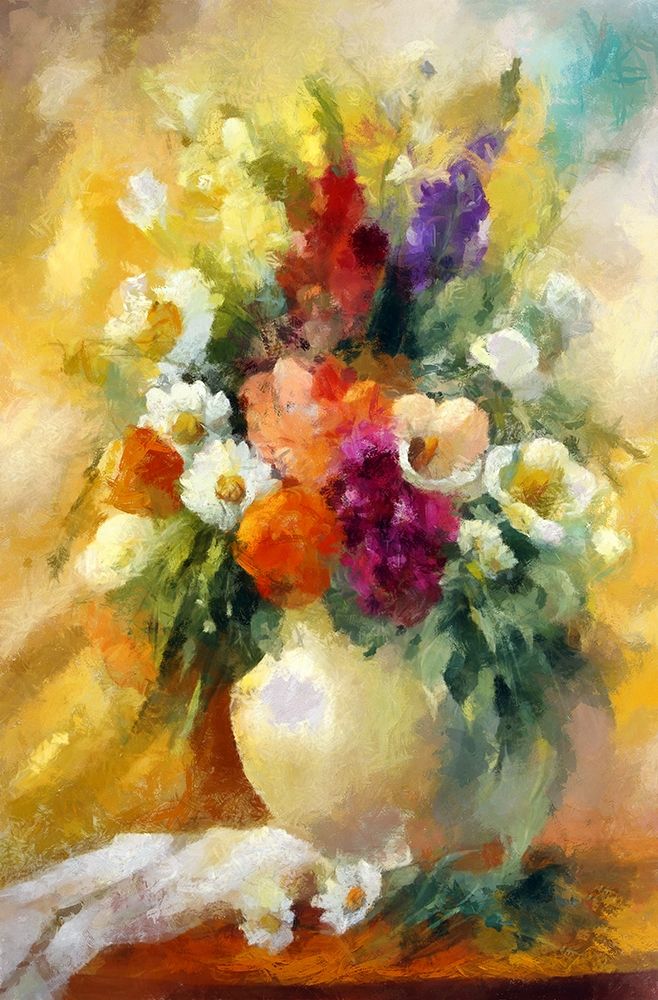 Flowers For My Sweetheart art print by Ronald Bolokofsky for $57.95 CAD