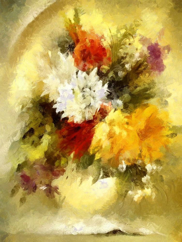 Golden Bouquet II art print by Ronald Bolokofsky for $57.95 CAD
