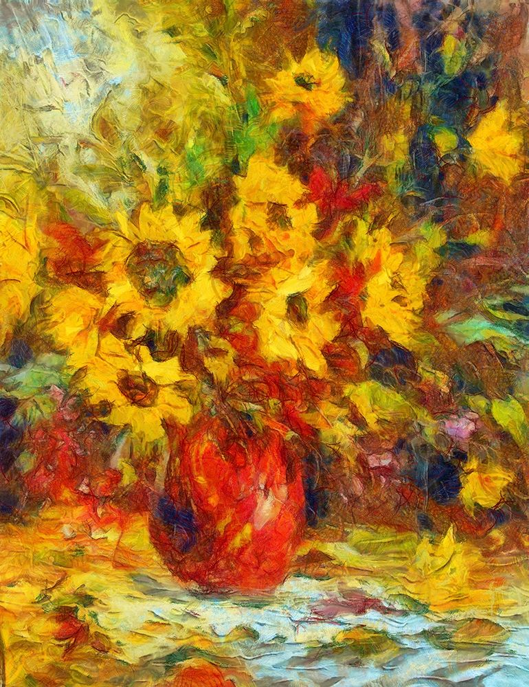 Sunflower Bouquet art print by Ronald Bolokofsky for $57.95 CAD
