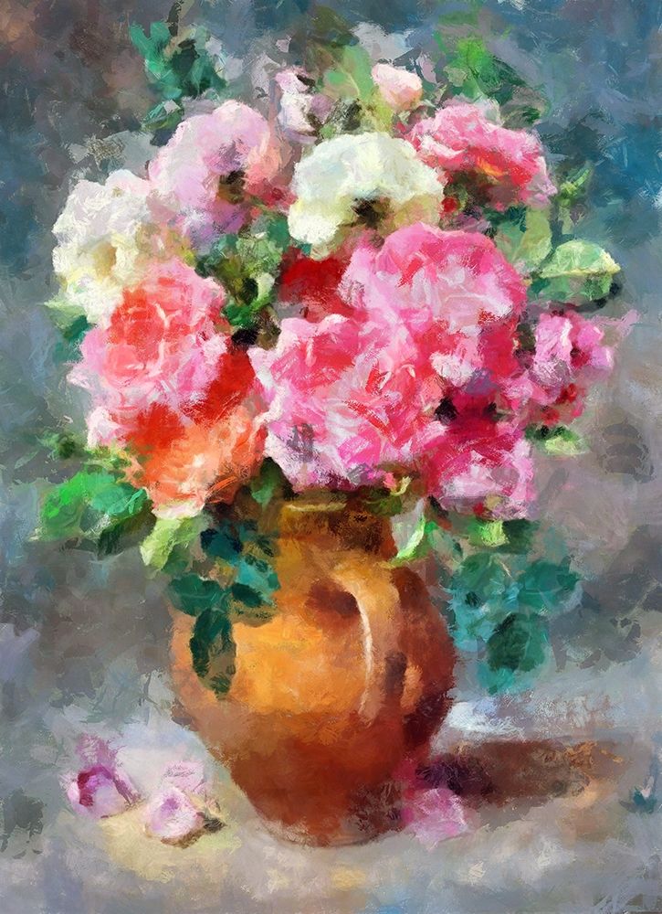 Jug of Flowers II art print by Ronald Bolokofsky for $57.95 CAD