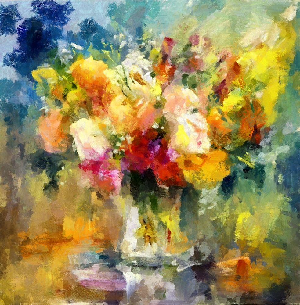 Flowers For Marina art print by Ronald Bolokofsky for $57.95 CAD