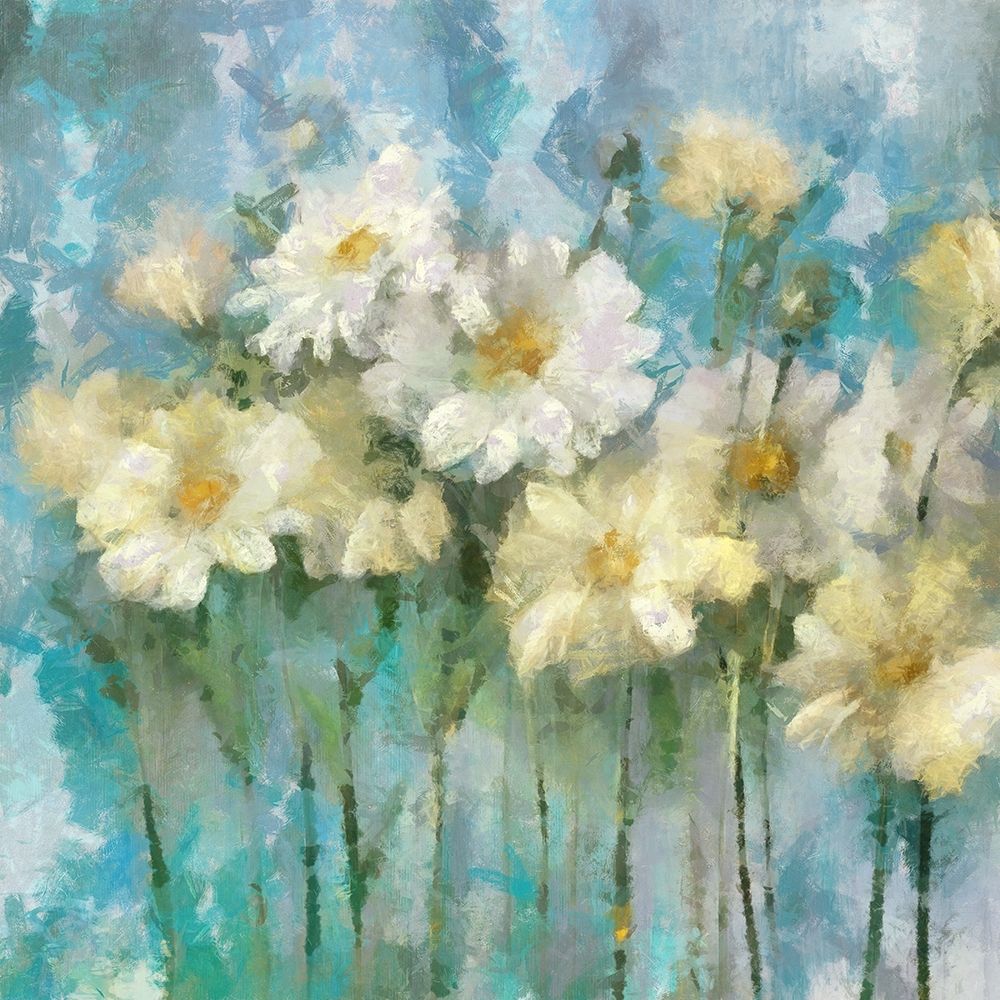 Yellow and White Daisies art print by Ronald Bolokofsky for $57.95 CAD