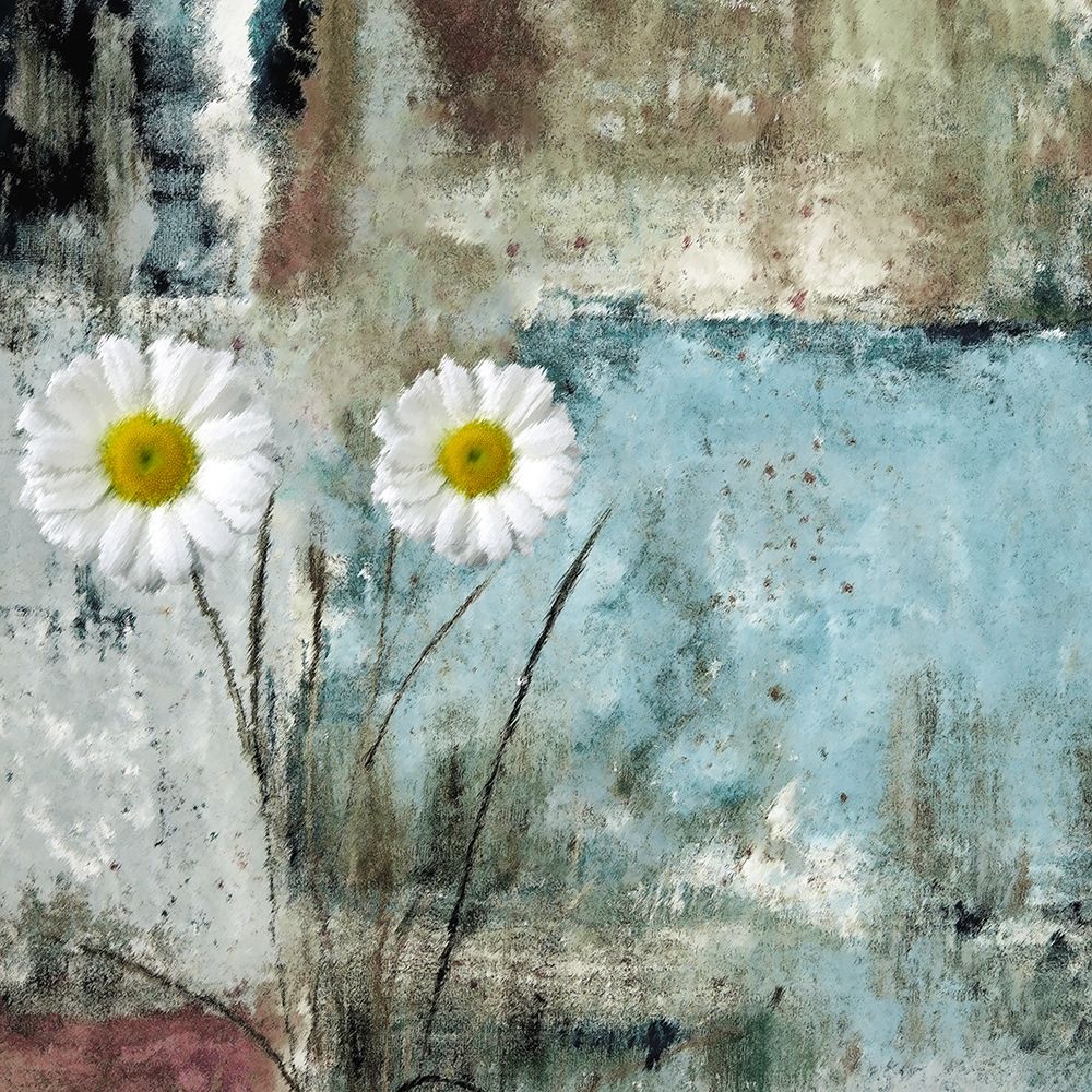 Pastel Daisys I art print by Ronald Bolokofsky for $57.95 CAD