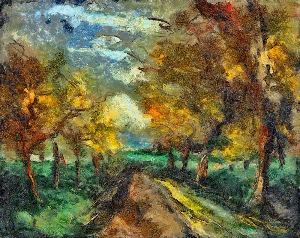 Tree Lined Road art print by Ronald Bolokofsky for $57.95 CAD