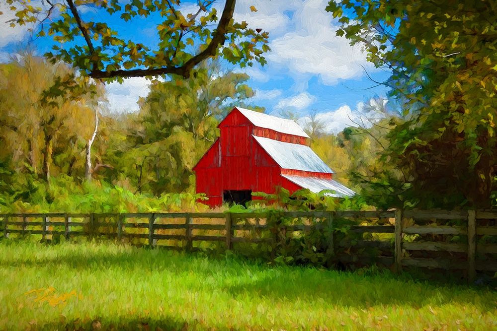 Red Barn art print by Ronald Bolokofsky for $57.95 CAD