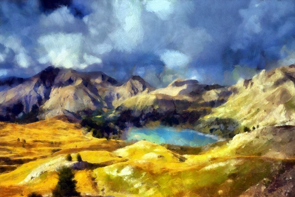 Allos Lake art print by Ronald Bolokofsky for $57.95 CAD