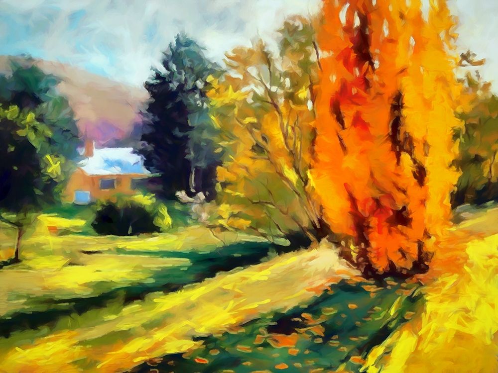 Autumn Leaves I art print by Ronald Bolokofsky for $57.95 CAD