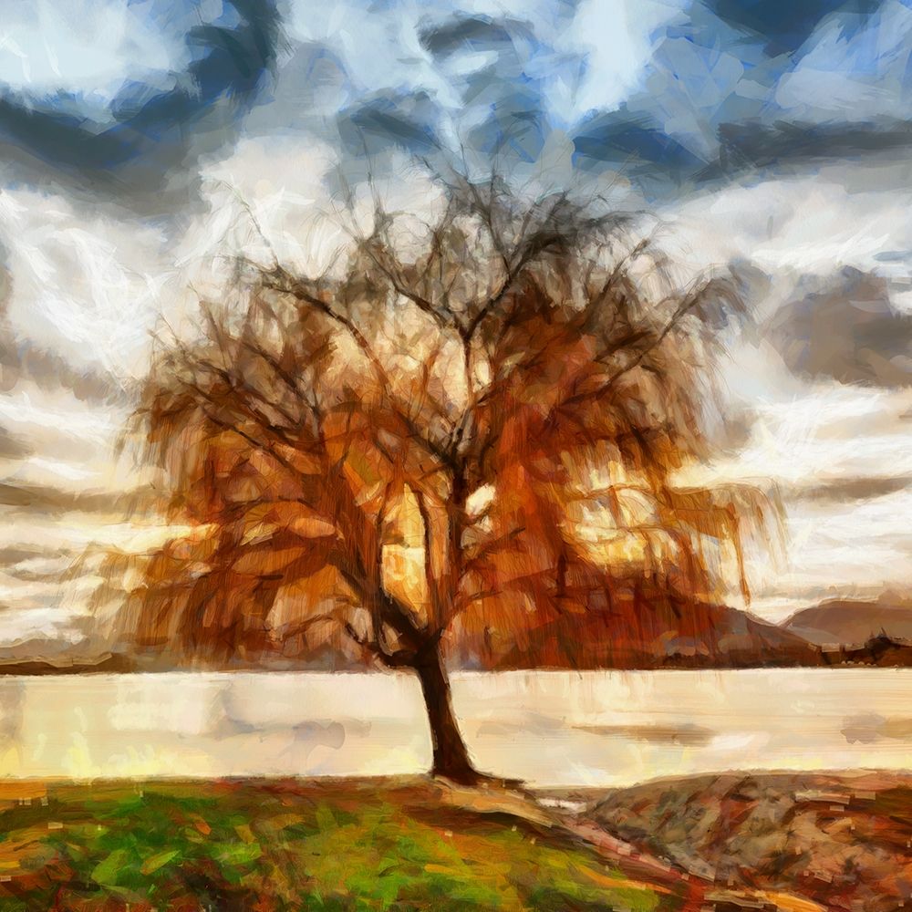 Autumn On the Lake art print by Ronald Bolokofsky for $57.95 CAD