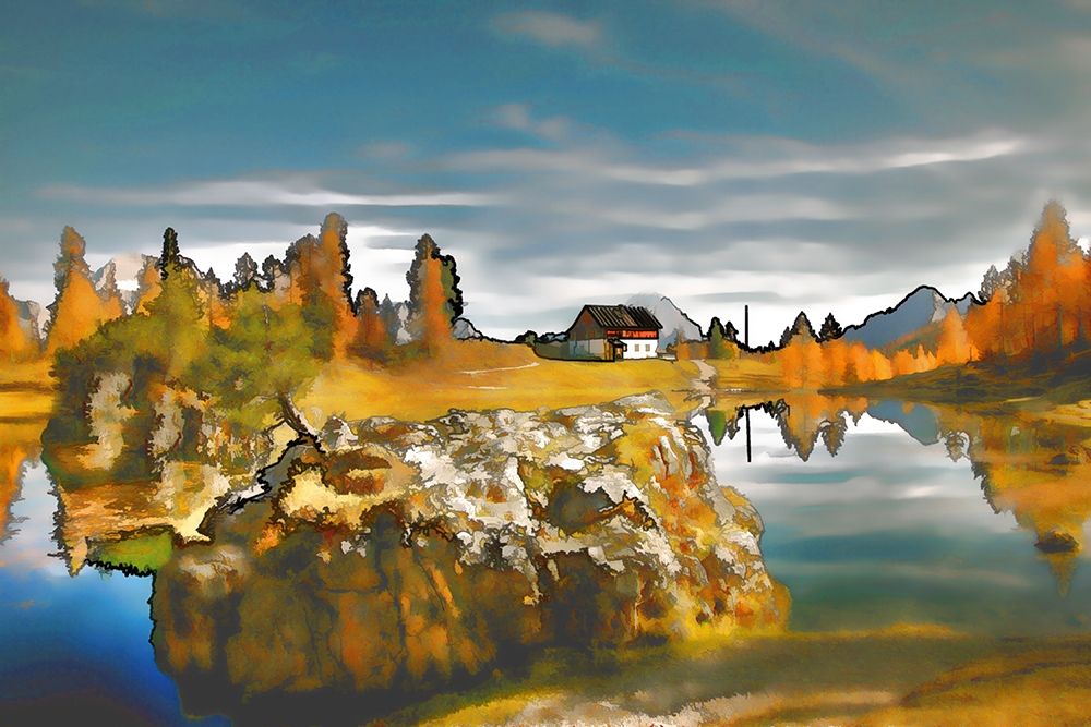 Bergsee art print by Ronald Bolokofsky for $57.95 CAD