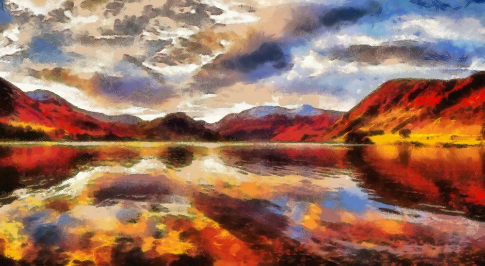 Bierstadt Sunrise art print by Ronald Bolokofsky for $57.95 CAD