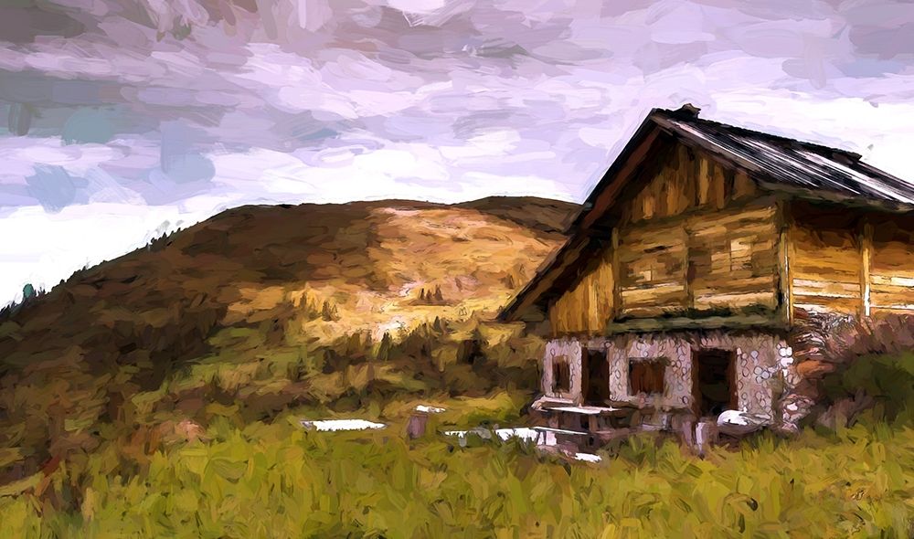 Dolomites Cabin art print by Ronald Bolokofsky for $57.95 CAD