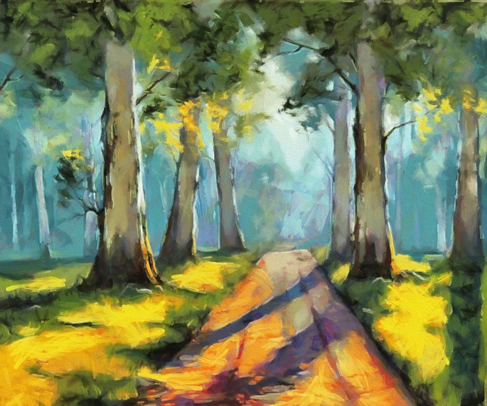 Forest Road II art print by Ronald Bolokofsky for $57.95 CAD