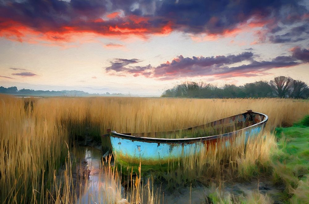 Hamworthy Boat art print by Ronald Bolokofsky for $57.95 CAD