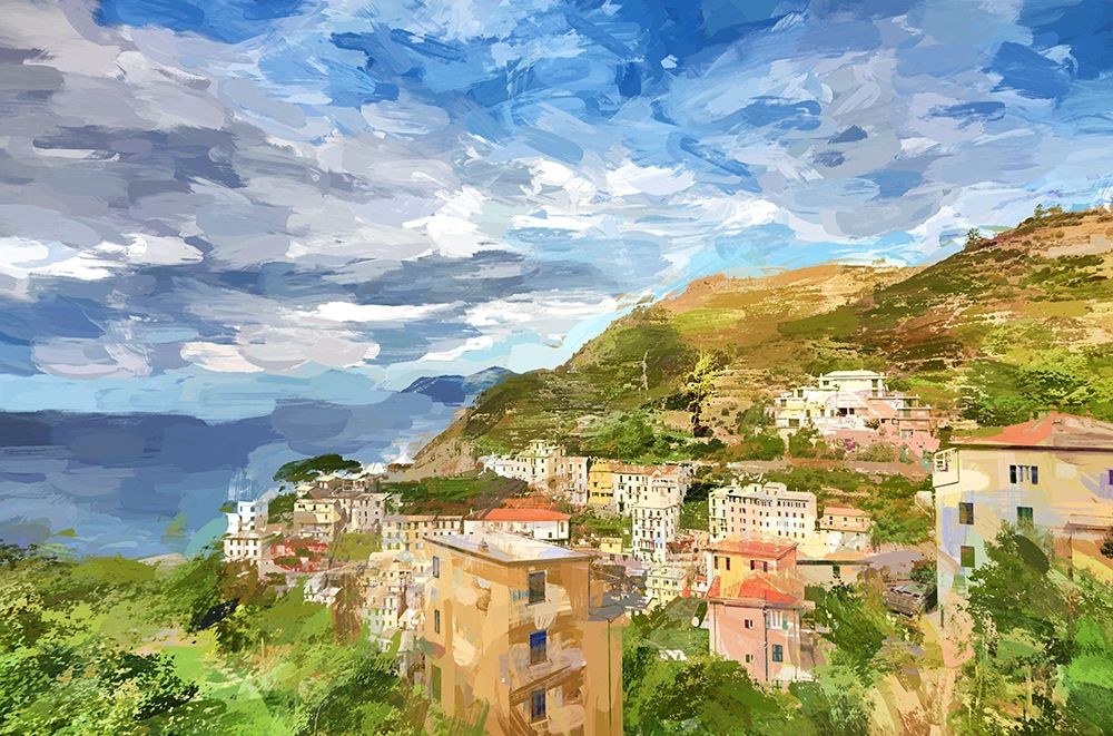 Italie Cinque Terre art print by Ronald Bolokofsky for $57.95 CAD