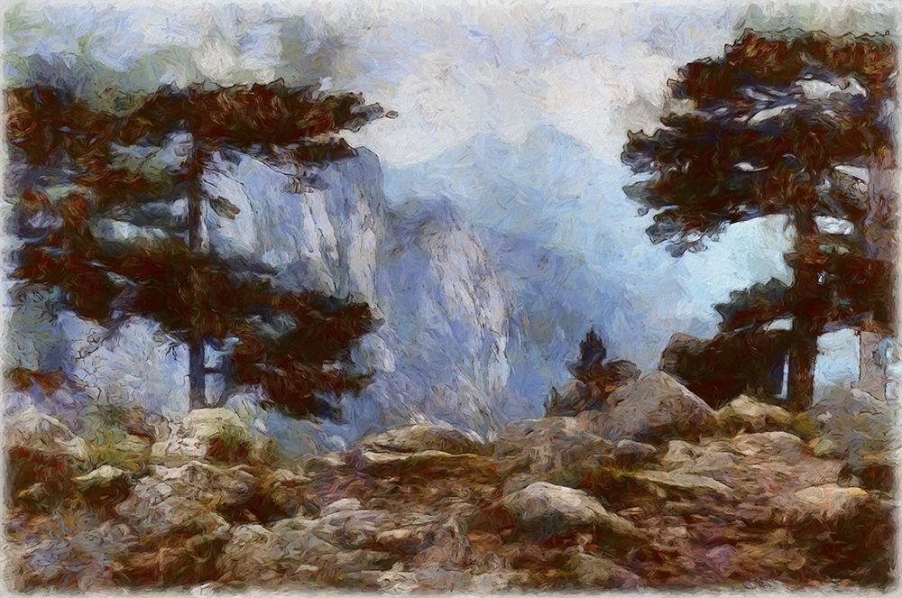 Mountain Top View. art print by Ronald Bolokofsky for $57.95 CAD